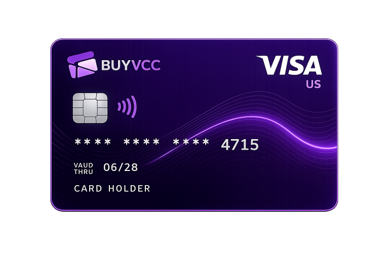 $500 US Visa Virtual Credit Card (VCC)