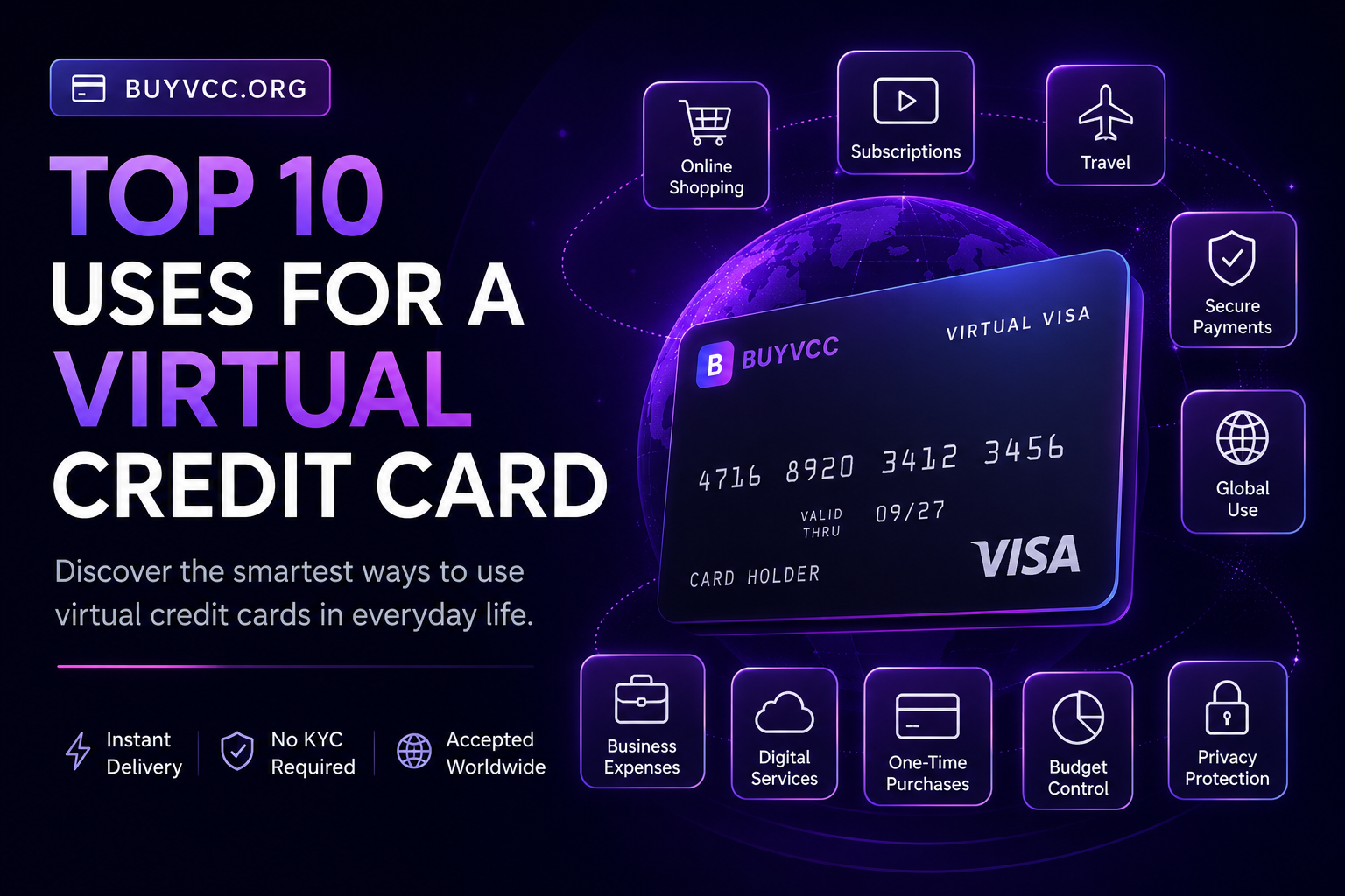 Read more about the article Top 10 Uses for a Virtual Credit Card